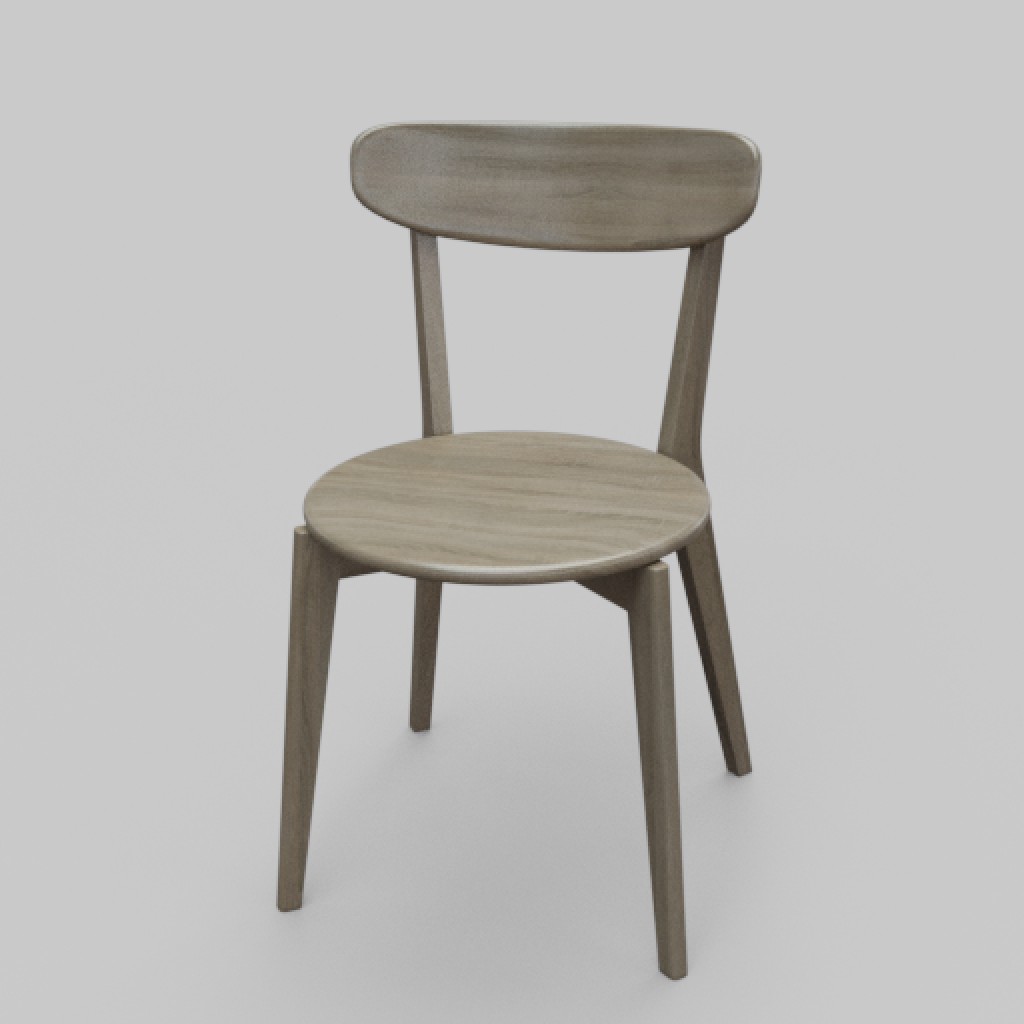 Wooden chair by Daenisches Bettenlager preview image 1
